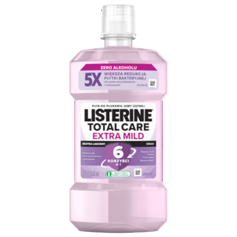 Listerine Total Care Extra łagodny smak 500 ml